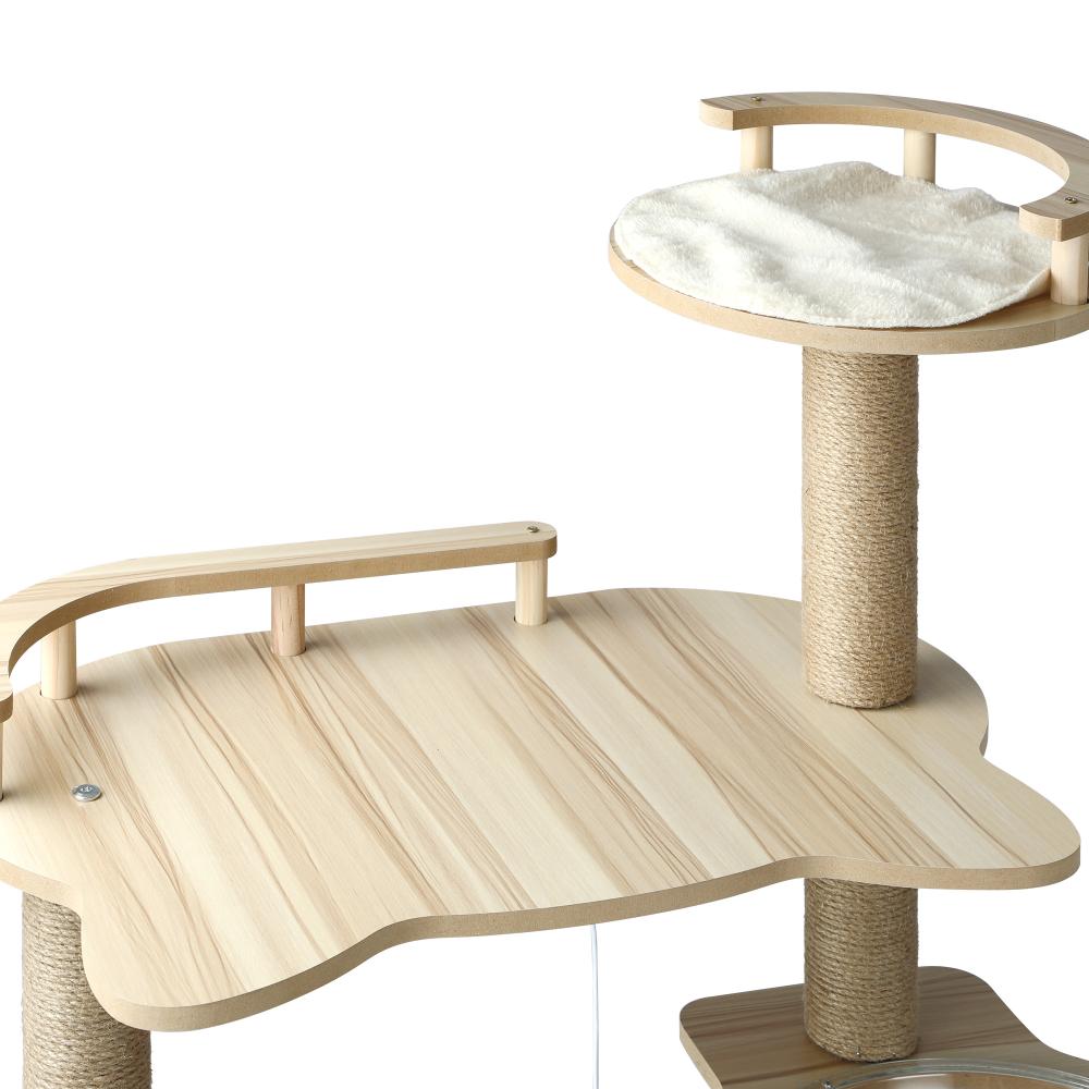 Alopet 174 cm Cat Tree with Scratching Post Cat Condo Ladder 4Paws