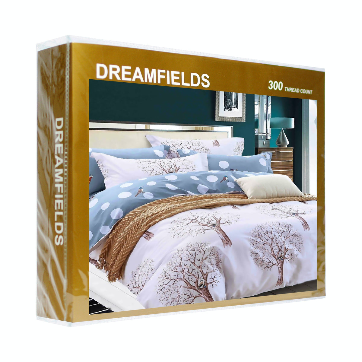 Luxor Cotton Frost Estate Design Quilt Doona Duvet Cover Set