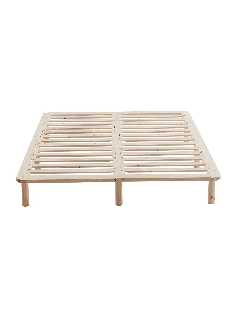 Natural Solid Wood Bed Base Big Bedding Australia