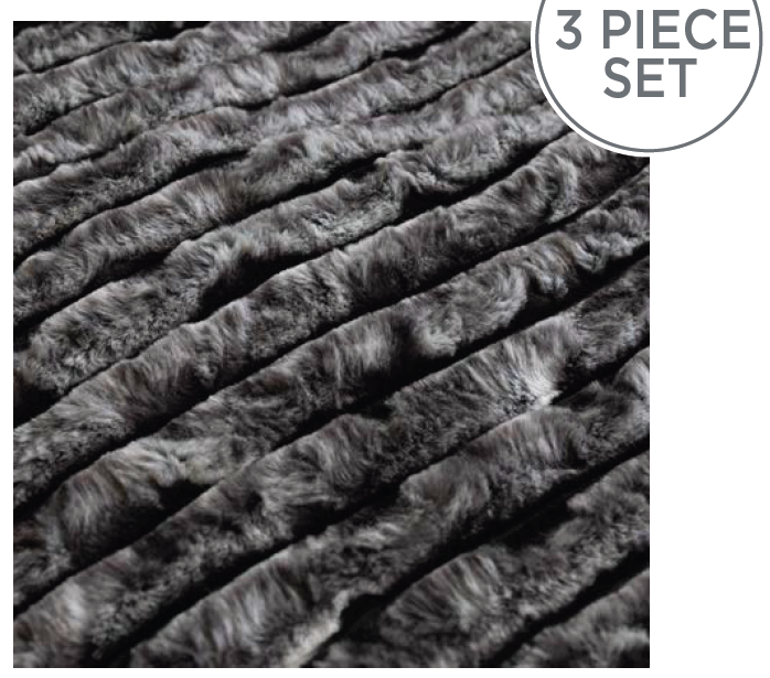 ARDOR BOUDOIR "Cole" 3PC COMFORTER SET - QUEEN/KING Ardor Bedding