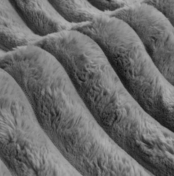 ARDOR BOUDOIR "Jax" CHUNKY FAUX FUR QUILT COVER SET Ardor Bedding