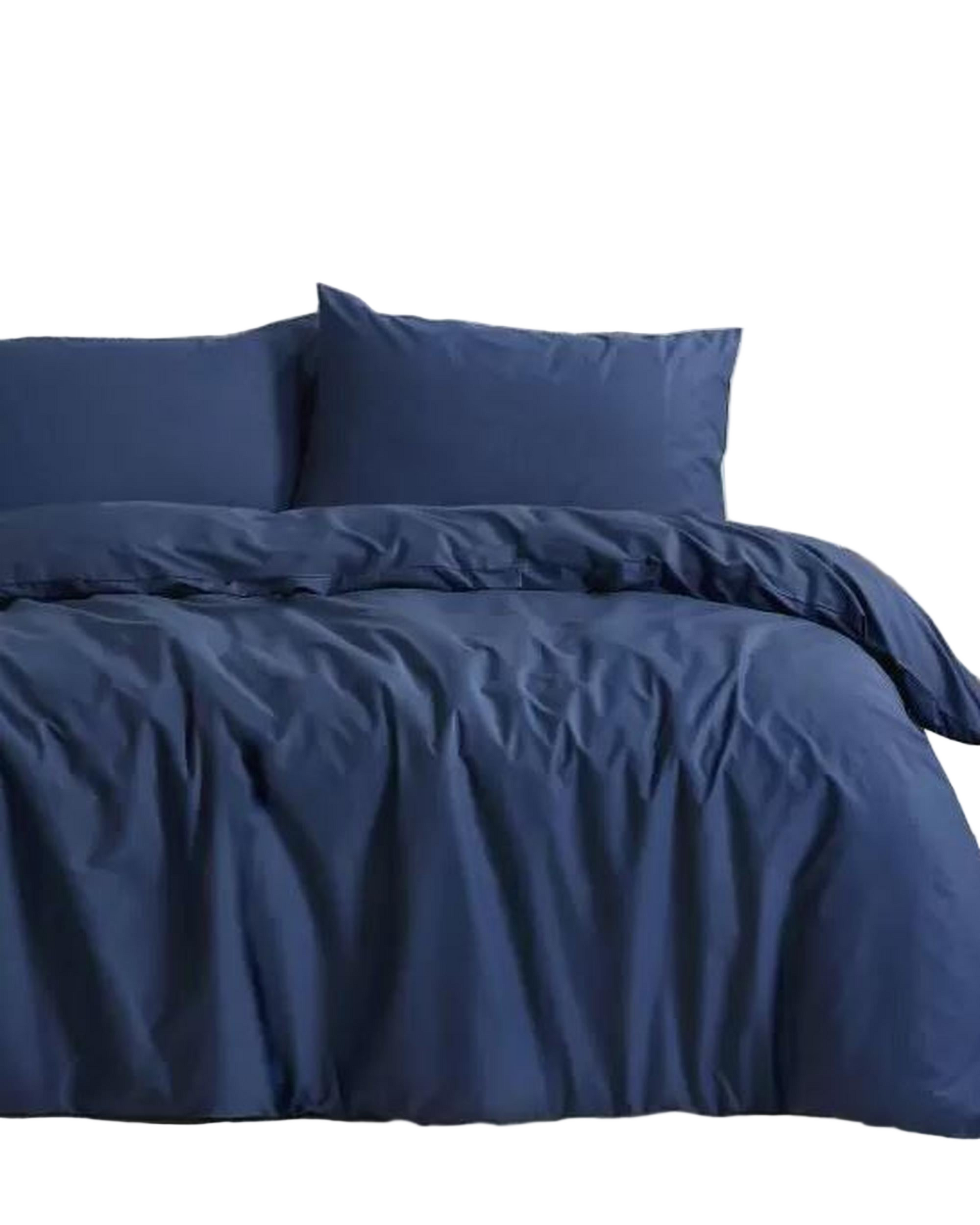 Amsons Deep Blue Quilt Cover Set Amsons