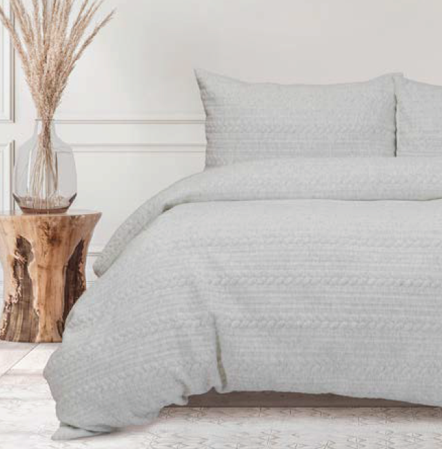 ARDOR BOUDOIR "Johan" JACQUARD QUILT COVER SET Ardor Bedding