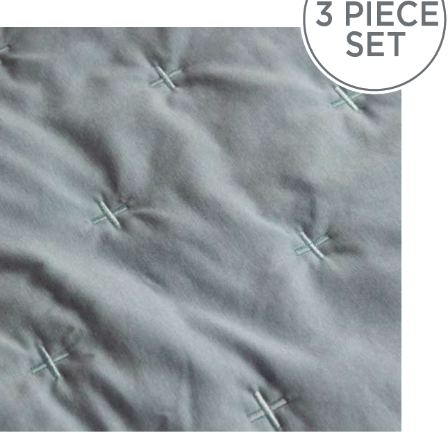 ARDOR BOUDOIR "Saladin" 3PC COMFORTER SET - QUEEN/KING Ardor Bedding