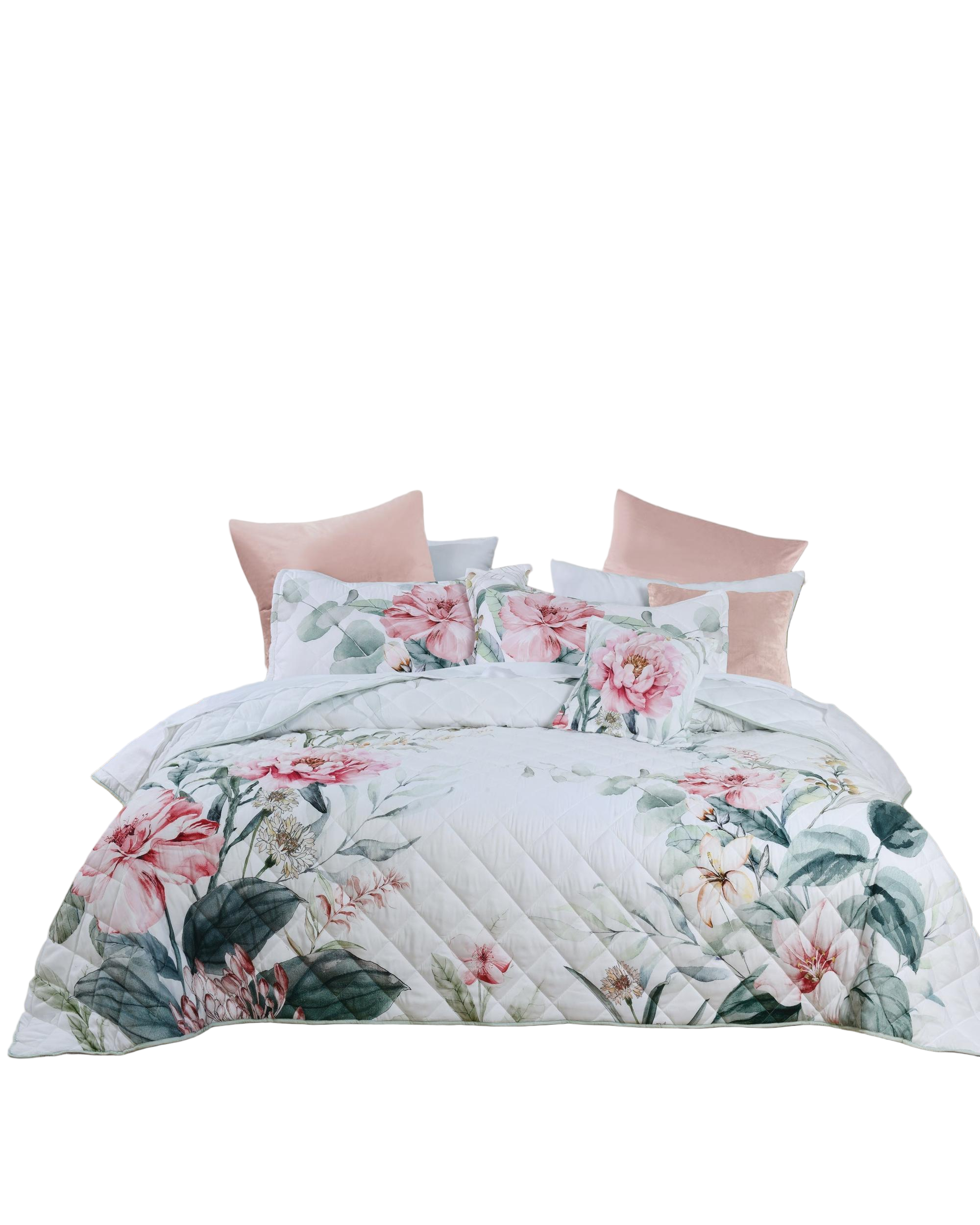 Bianca Bedding Coleraine White Polyester Bedspread Set Bianca Bedding
