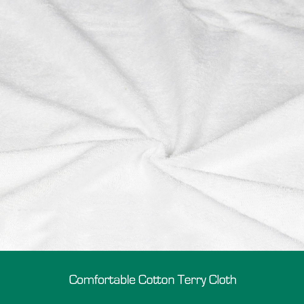 Luxor Australian Made Fully Fitted Terry Cotton Waterproof Mattress Protector