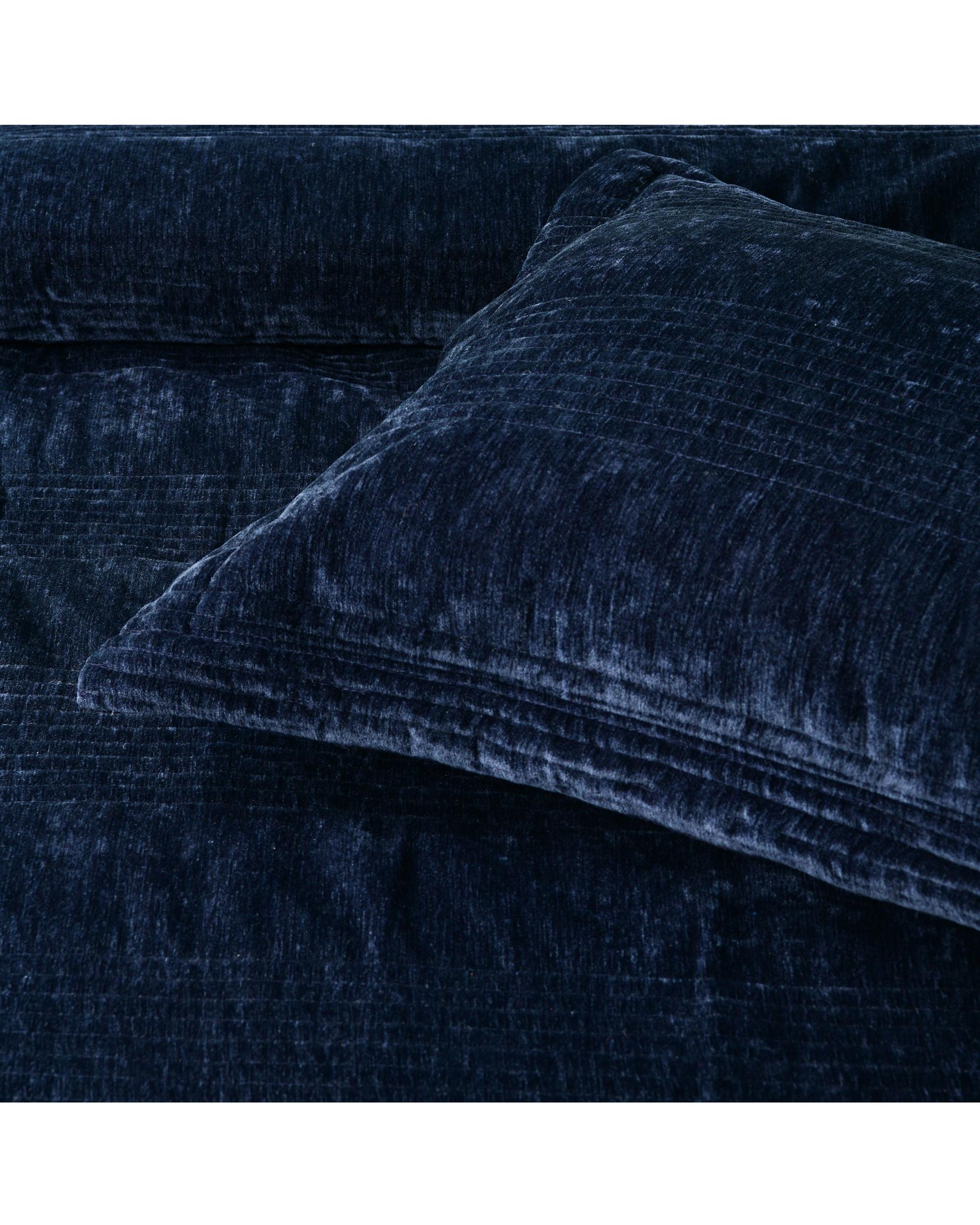 Bianca Bedding Cyrano INDIGO Coverlet Set