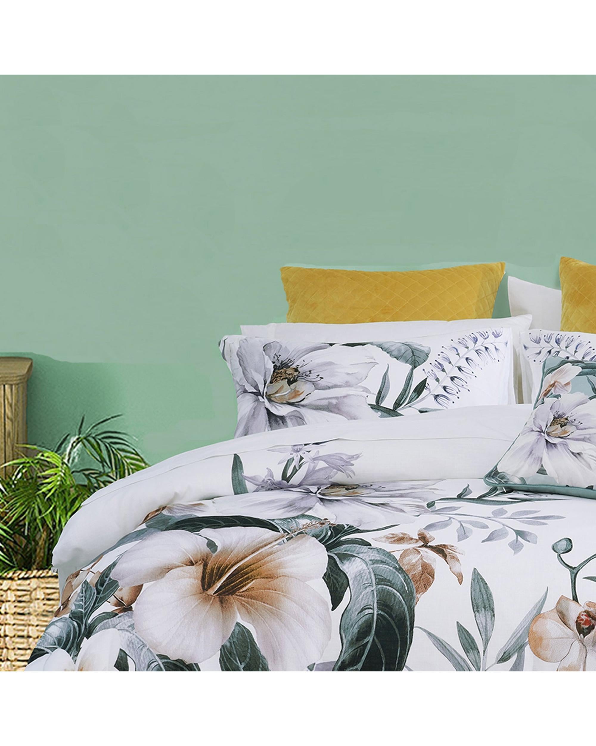 Bianca Bedding Chiquita White Cotton Quilt Cover Set Bianca Bedding