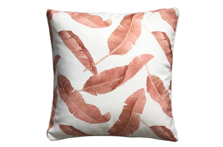 Zaab | DAYDREAM NOOSA FILLED OUTDOOR CUSHION BLUSH 50X50CM