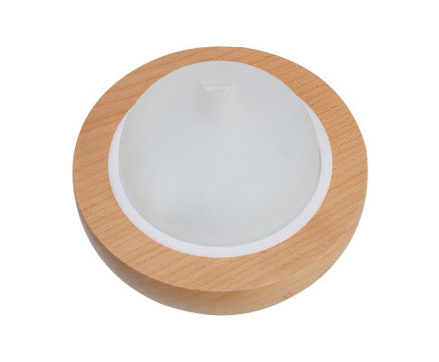 Aroma Aromatherapy Diffuser LED Oil Ultrasonic Air Humidifier Glass Wood Devanti