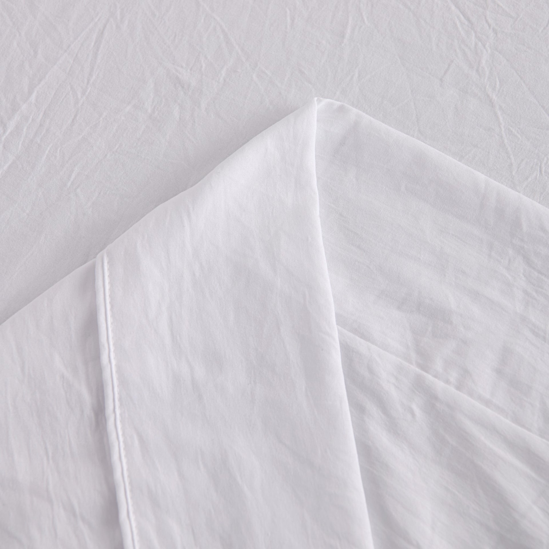 Dreamaker Fine Washed Microfibre Sheet Set White