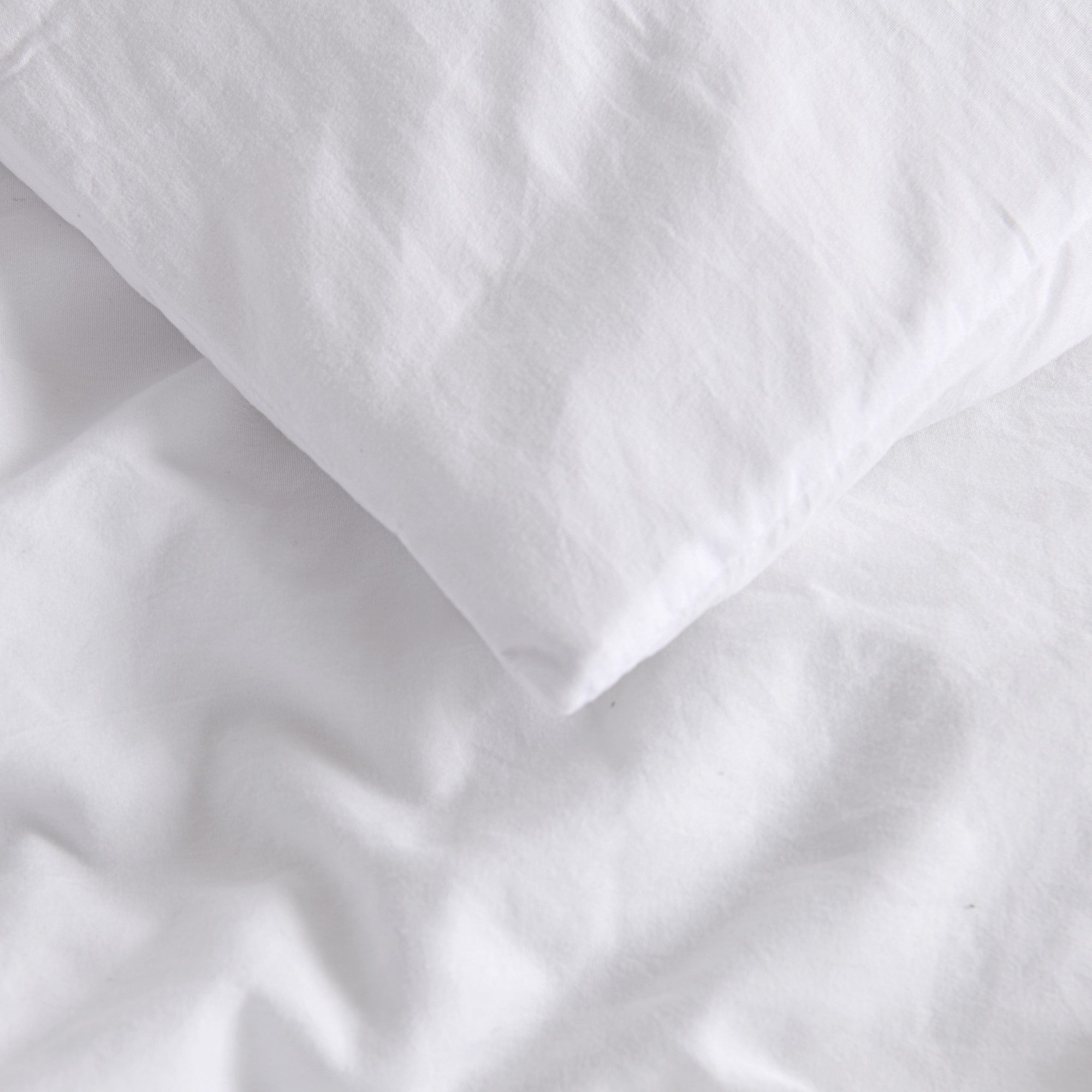 Dreamaker Fine Washed Microfibre Quilt Cover Set White