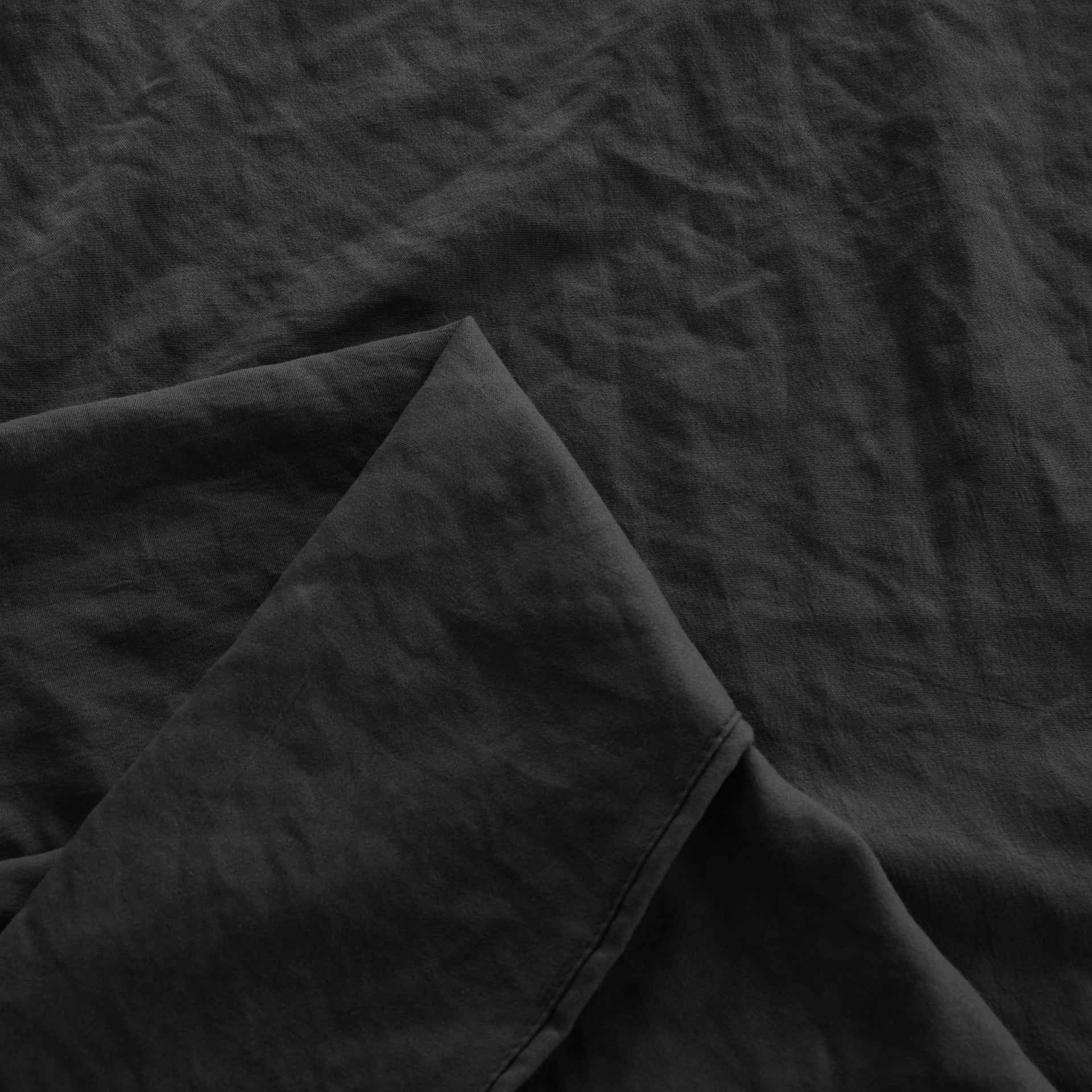 Dreamaker Fine Washed Microfibre Sheet Set Black