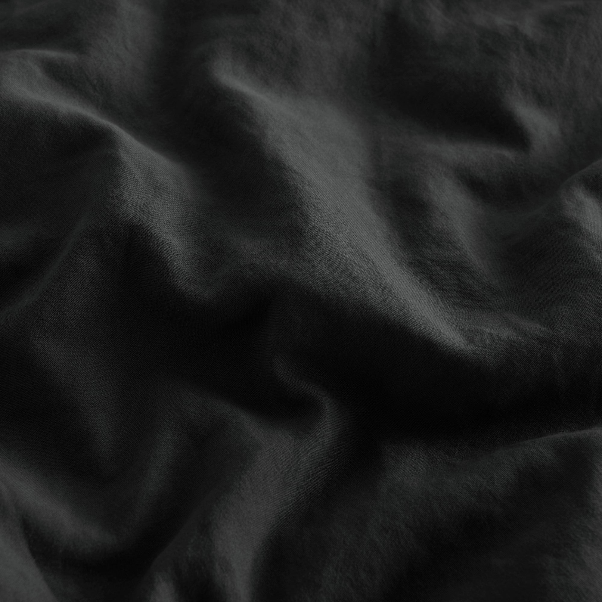 Dreamaker Fine Washed Microfibre European Pillowcase Black