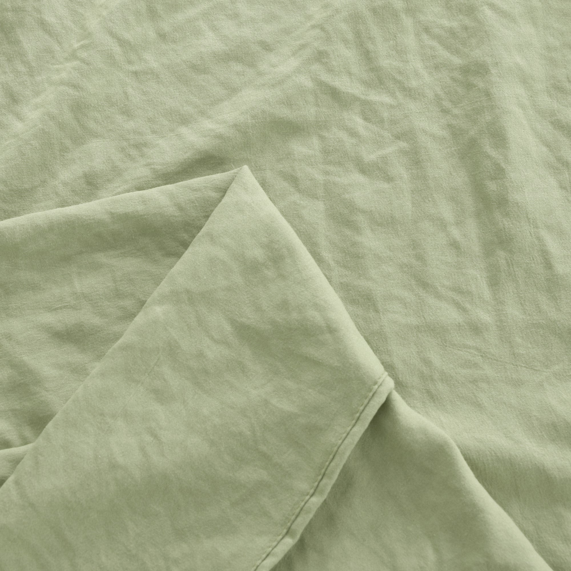 Dreamaker Fine Washed Microfibre Sheet Set Sage Green