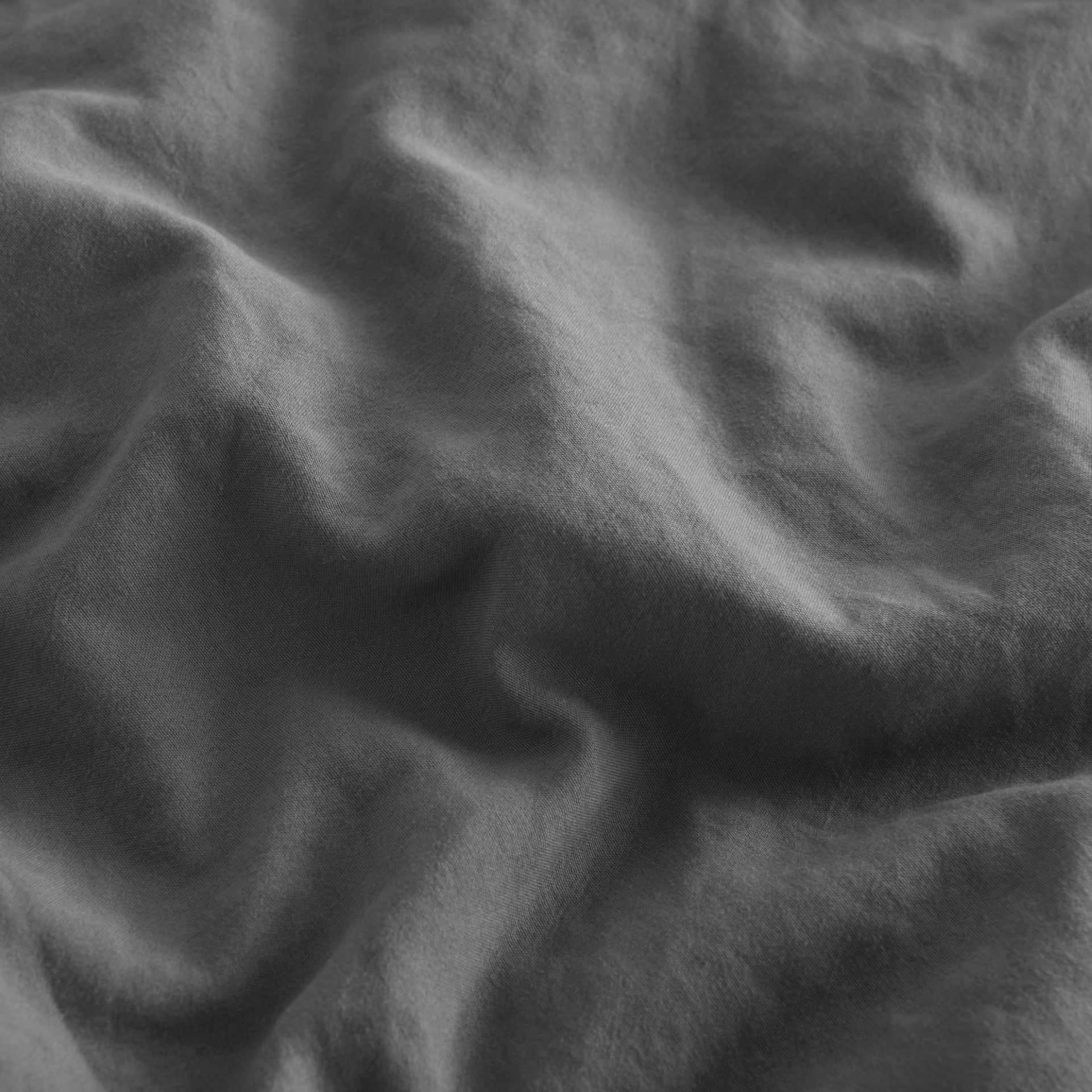 Dreamaker Fine Washed Microfibre European Pillowcase Charcoal
