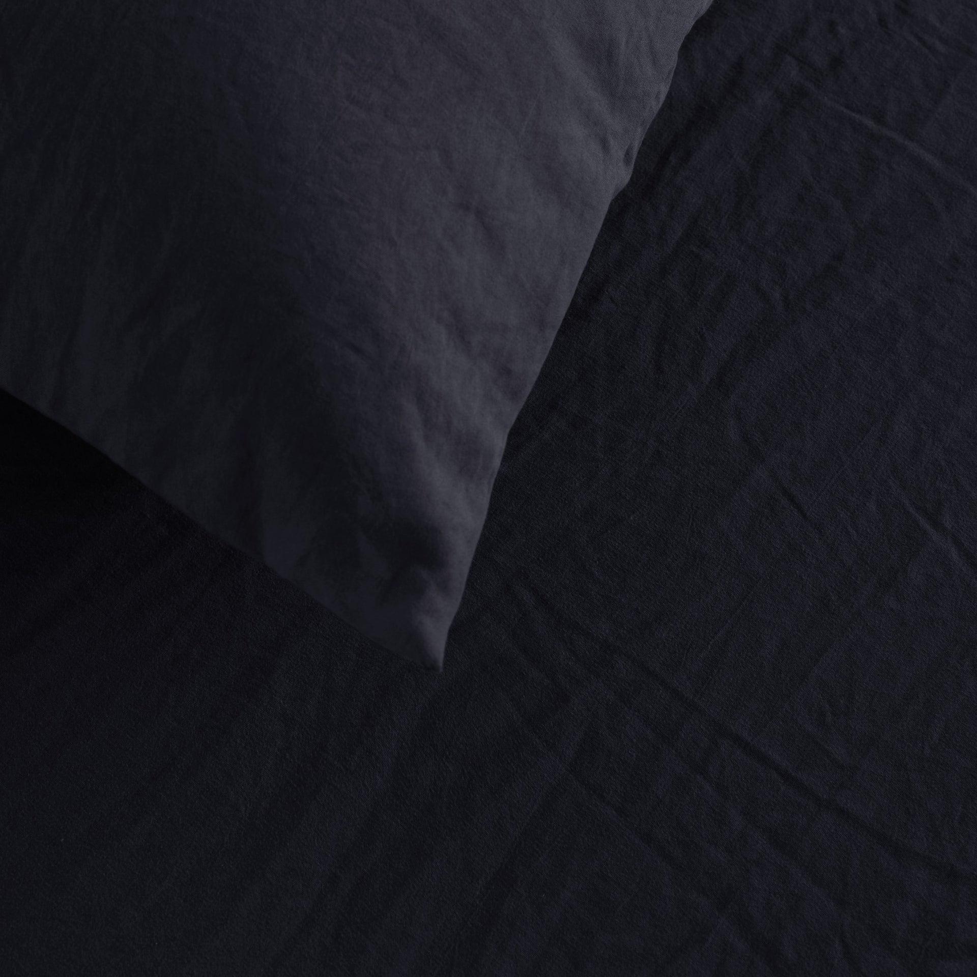 Dreamaker Fine Washed Microfibre European Pillowcase Navy