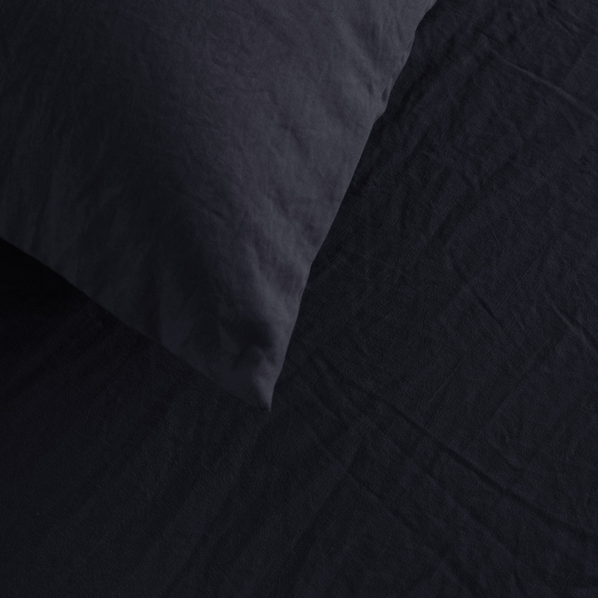 Dreamaker Fine Washed Microfibre European Pillowcase Navy