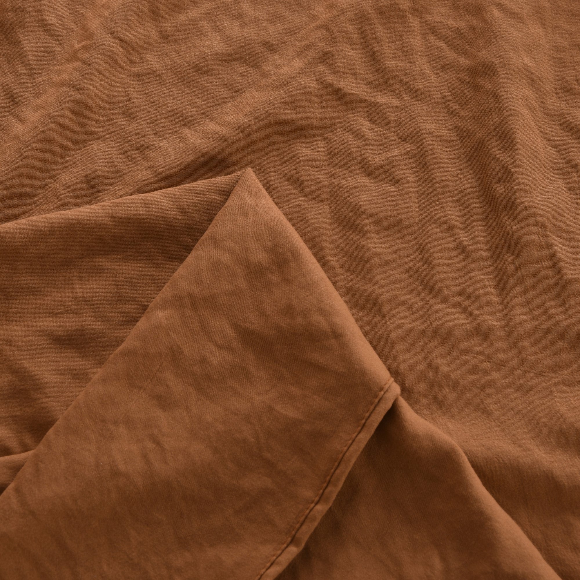 Dreamaker Fine Washed Microfibre Sheet Set Rust