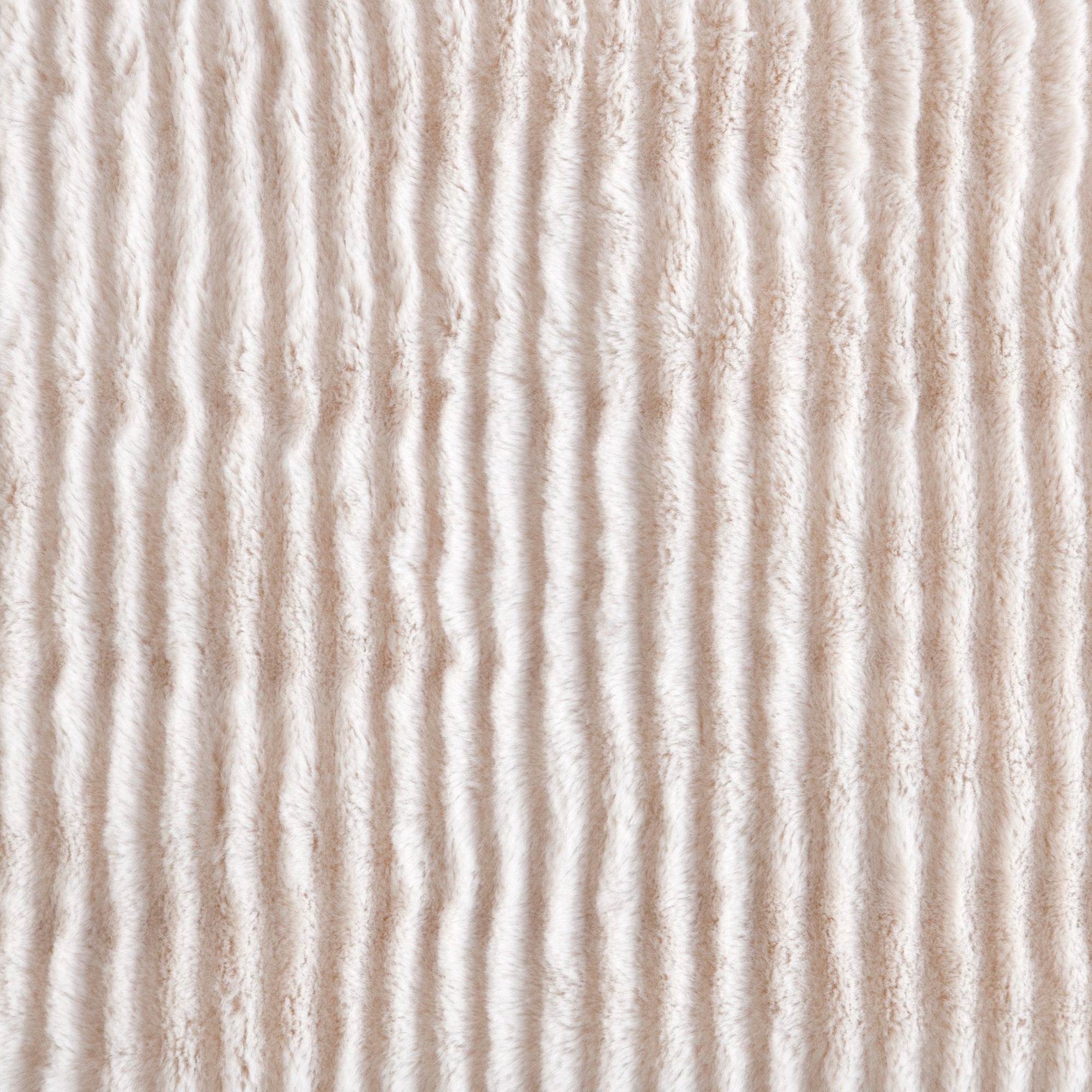 Dreamaker Millie Eyelash Fleece Reversible Heated Throw Natural 130X160Cm