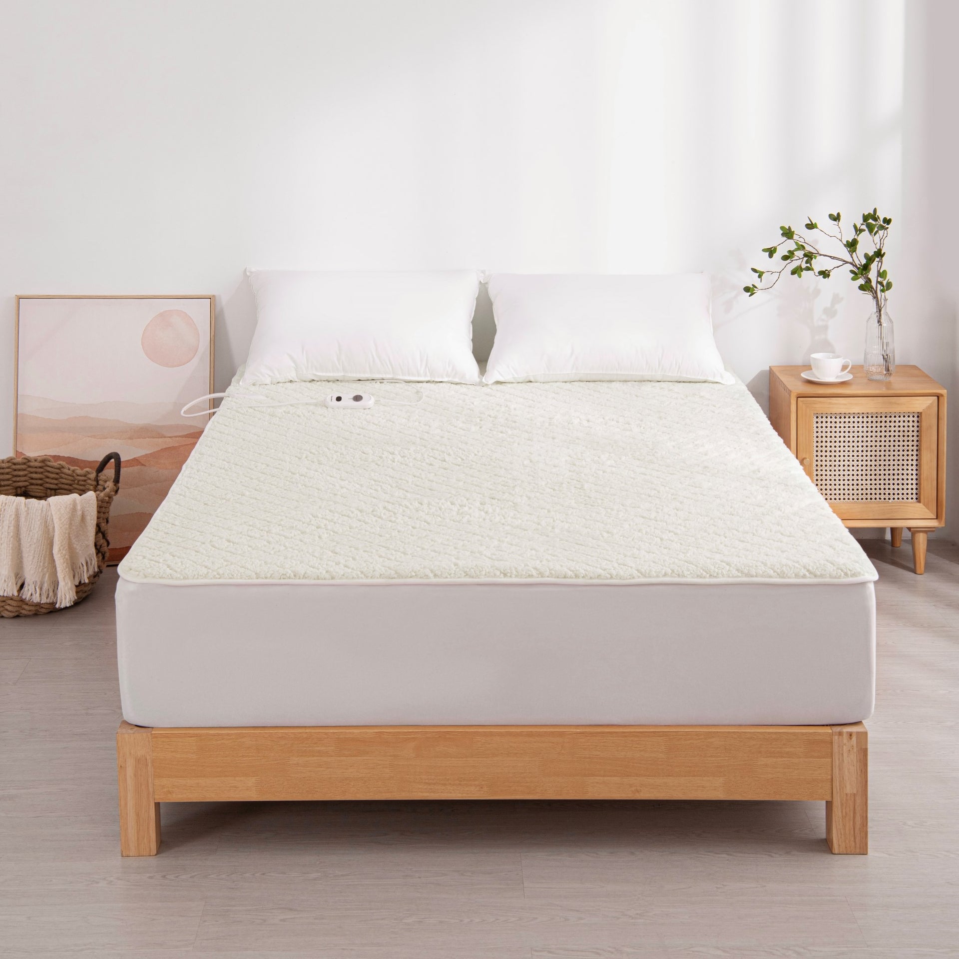 Dreamaker Pinsonic Sherpa Fleece Electric Blanket Luxe