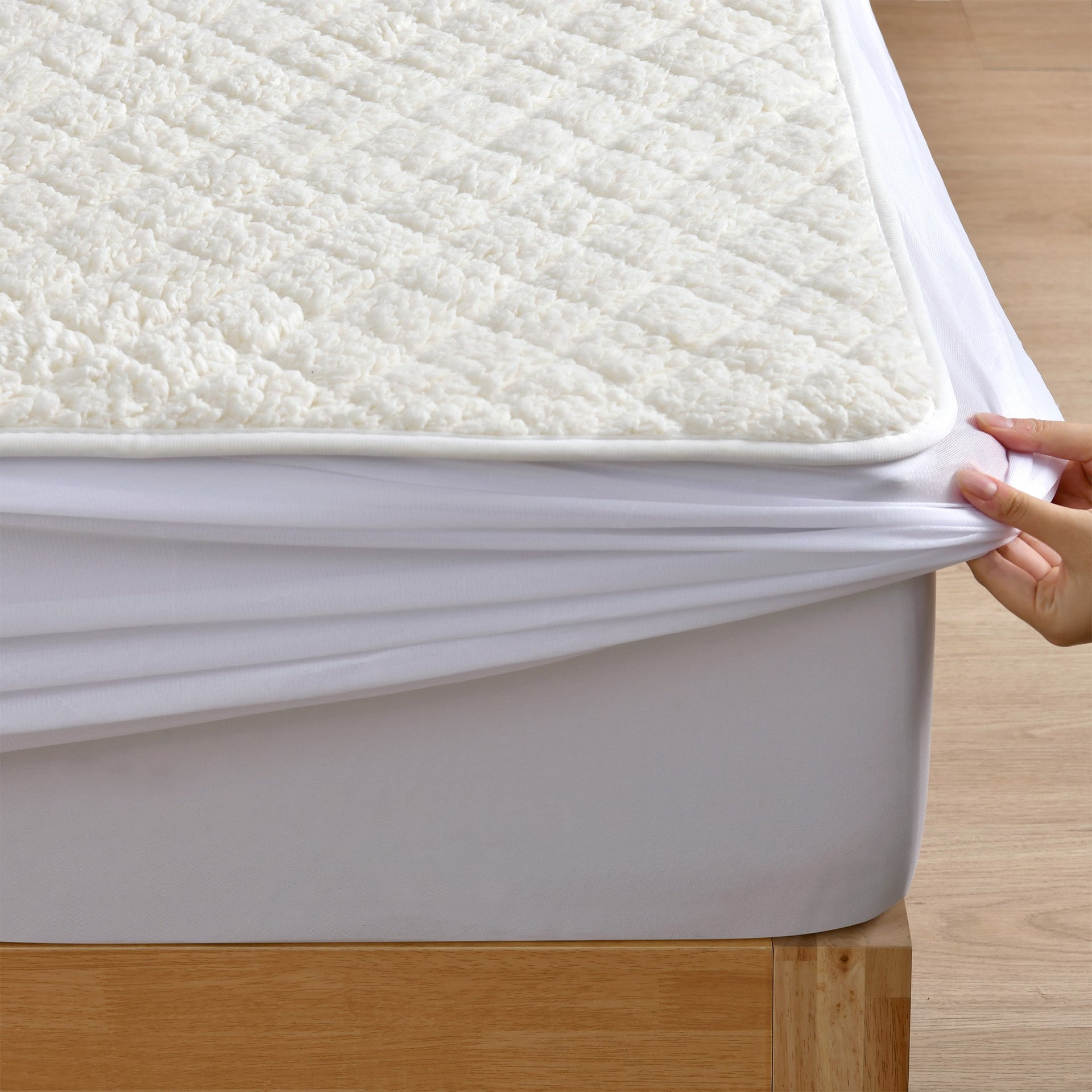Dreamaker Pinsonic Sherpa Fleece Electric Blanket Luxe