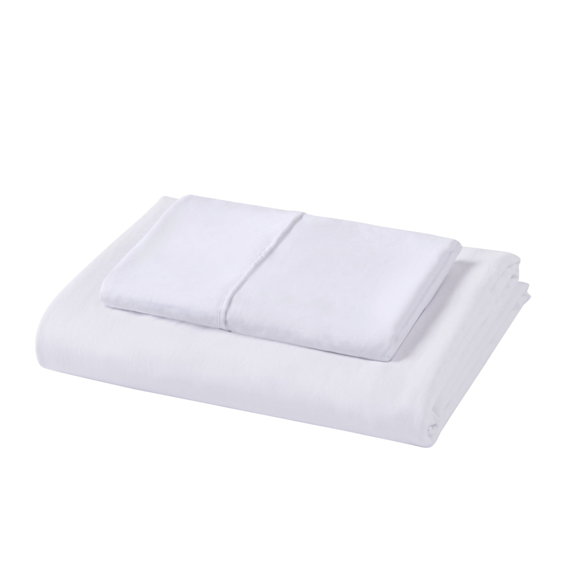 Dreamaker Fine Washed Microfibre Combo Fitted Sheet Set White