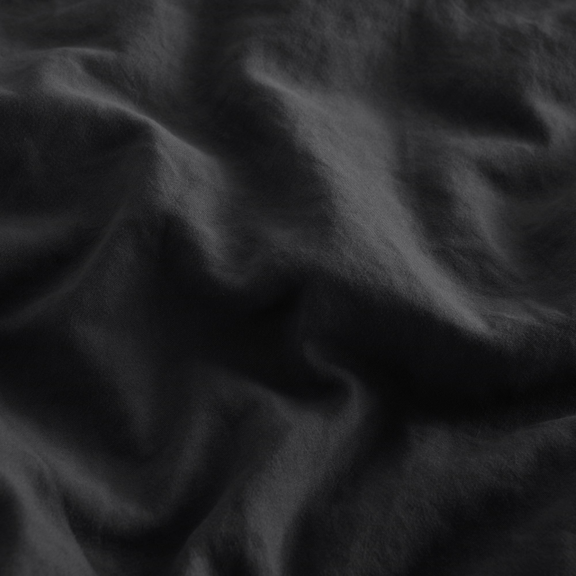Dreamaker Fine Washed Microfibre  Pillowcase Twin Pack  Black