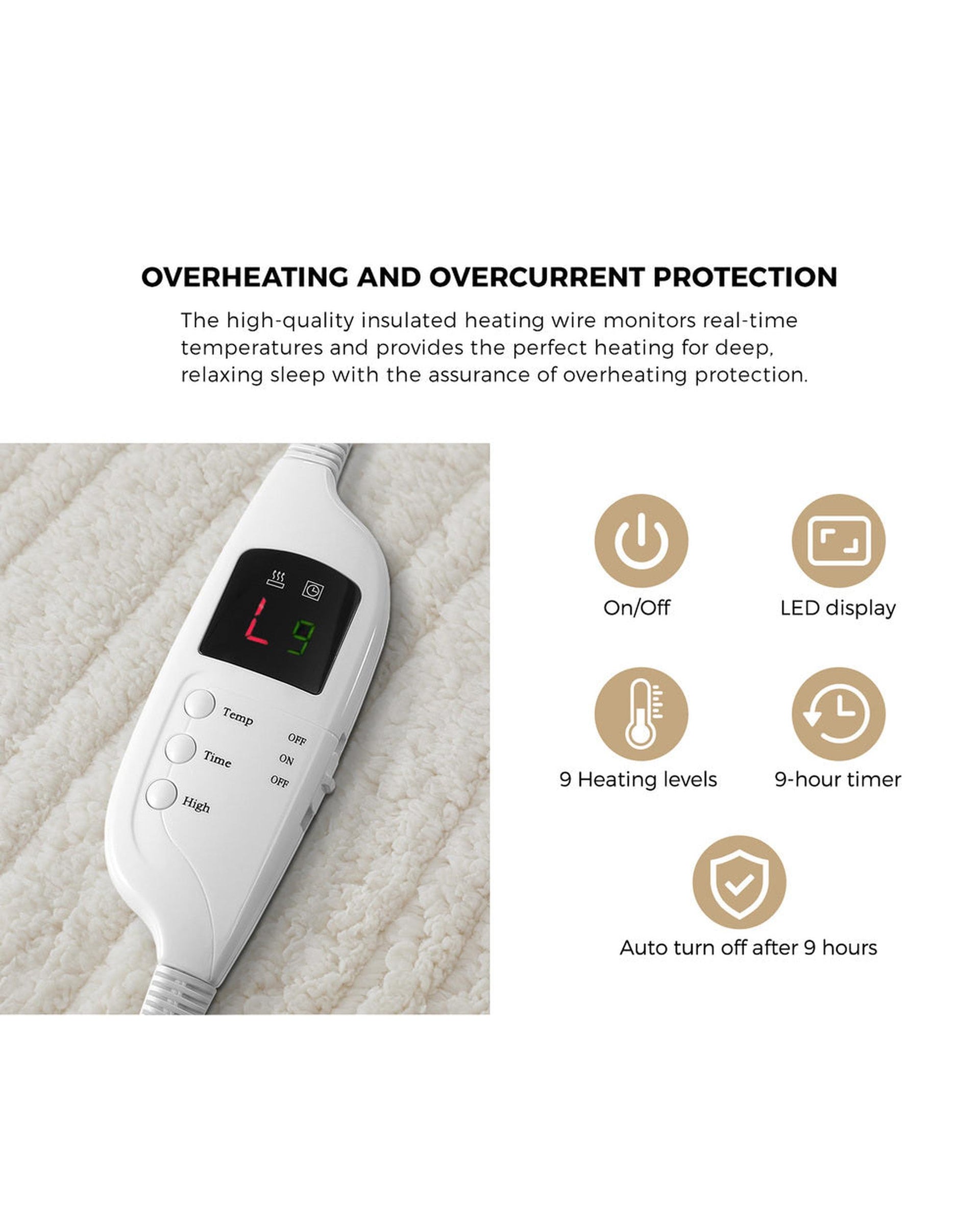 Heated Throw Rug Blanket Washable Sherpa Flannel Bedra