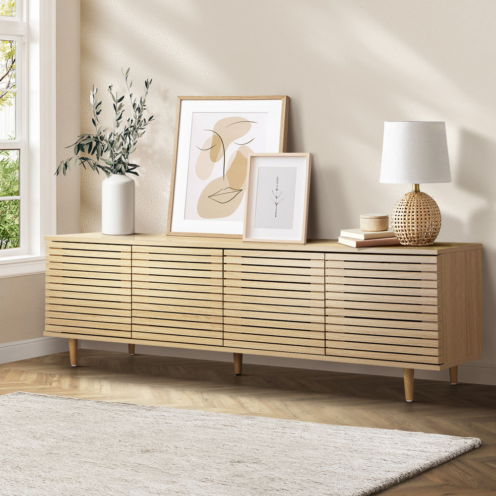 TV Stand Cabinet Entertainment Unit Unique Door 160CM Oikiture