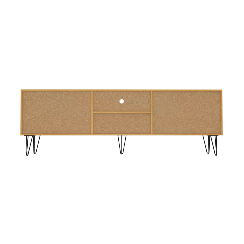 Entertainment Unit TV Stand with Sliding Door 180cm Natural