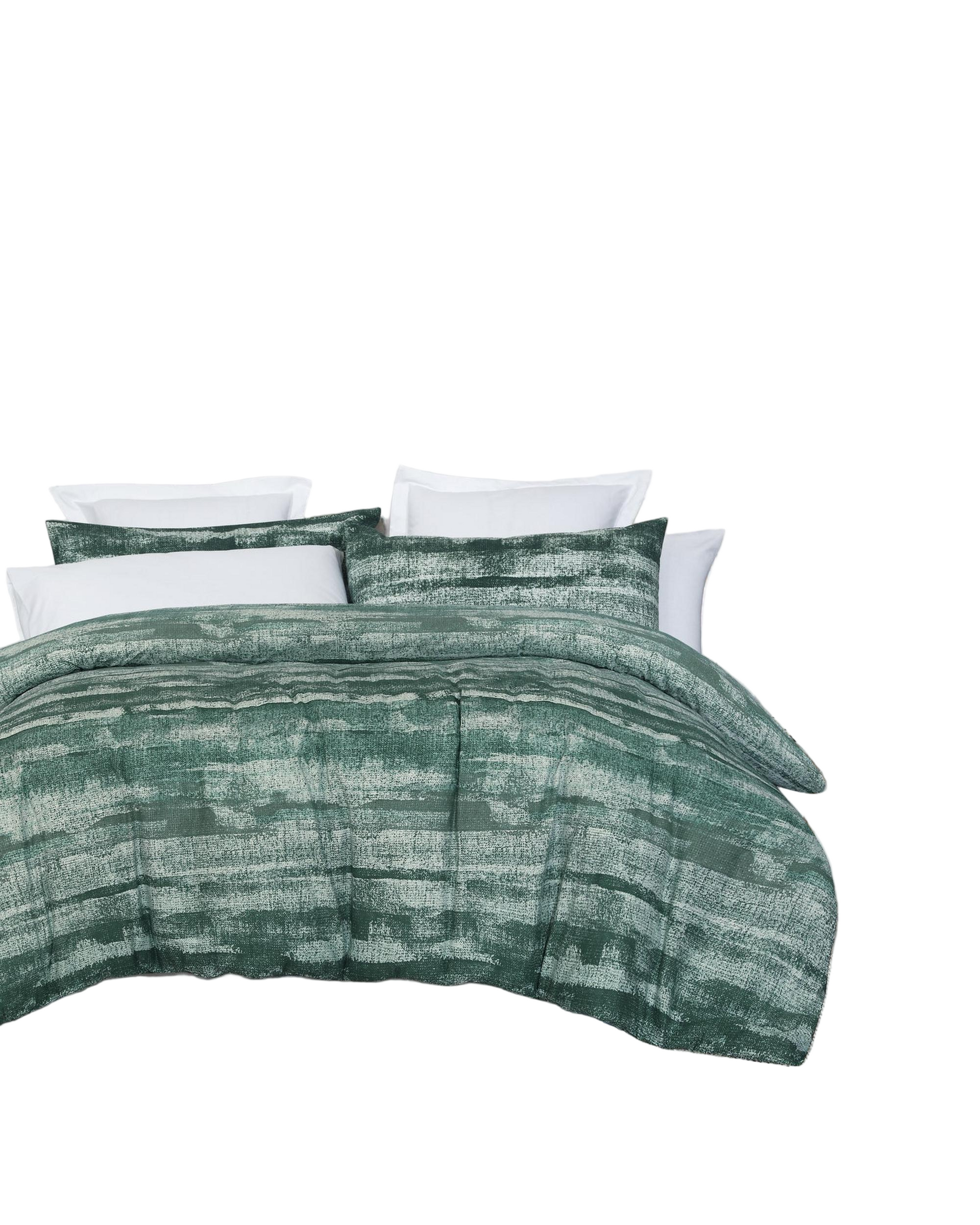 Amsons Pure Cotton Quilt Cover Set - Eden Sage Amsons