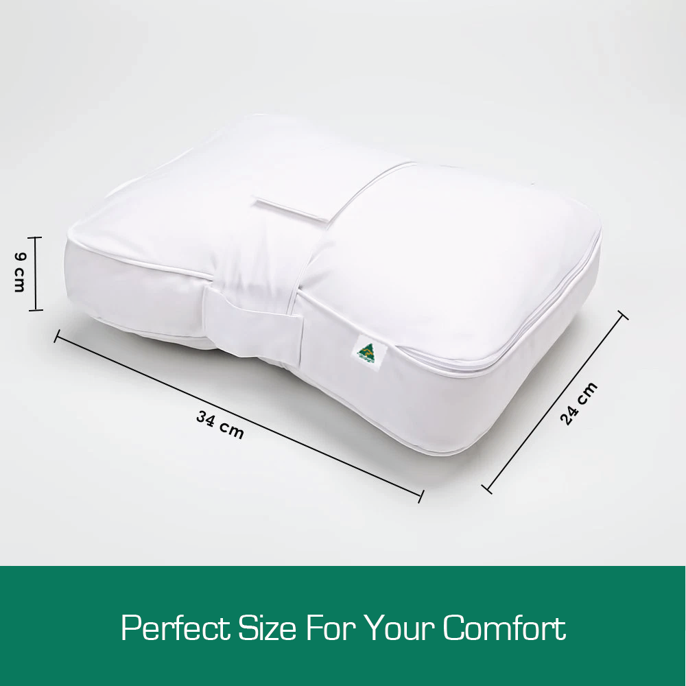 Luxor Australian Made Breathable Knee Pillow Leg Support Pillow Pregnancy Cotton Cover