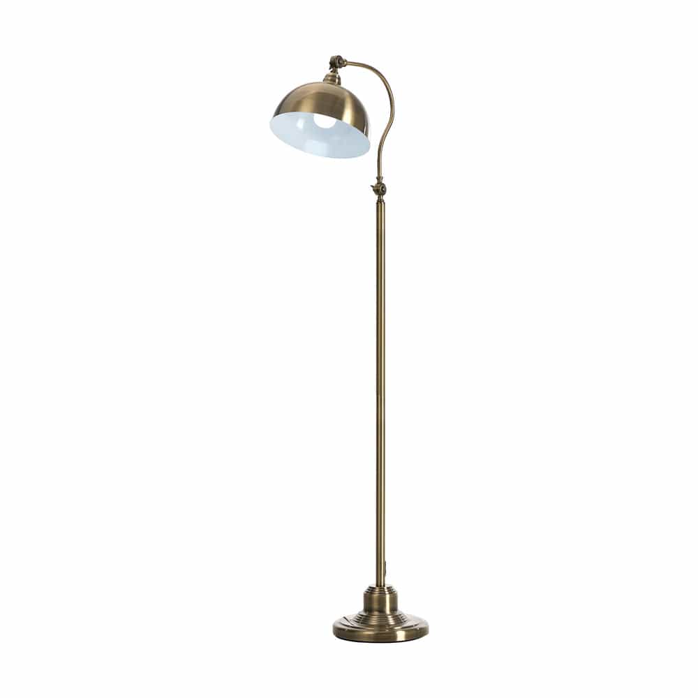 Oikiture Home & Garden Oikiture Floor Lamps Standing Lamp Metal Frame Bronze-finish