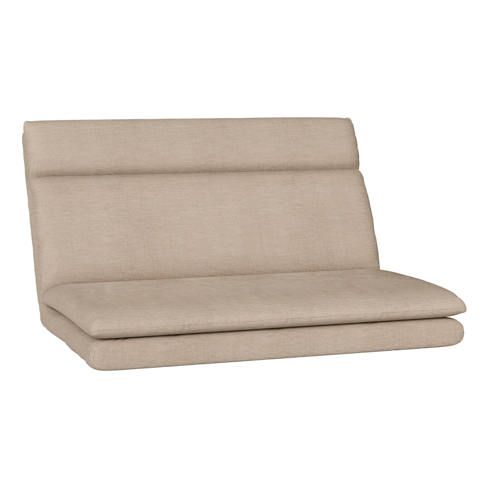 Floor Lounge Sofa Bed 2 Seater Linen Beige Artiss