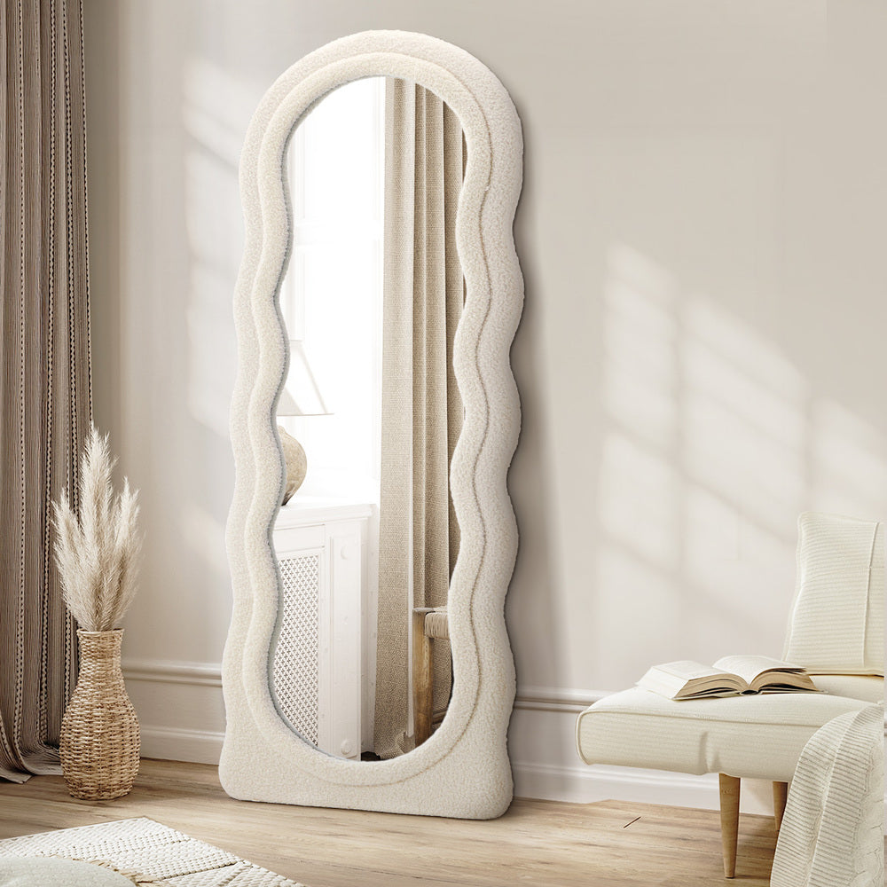 Full Length Mirror 180cm Boucle Floor Mirrors Dressing Makeup