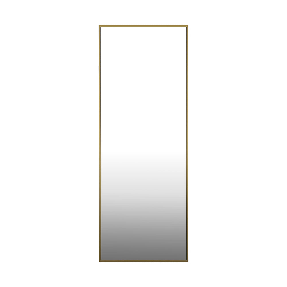 Full Length Mirror Rectangle Free Standing Gold