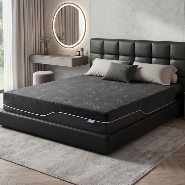 Cooling Memory Foam Mattress Medium Firm with Gel Comfort 30cm