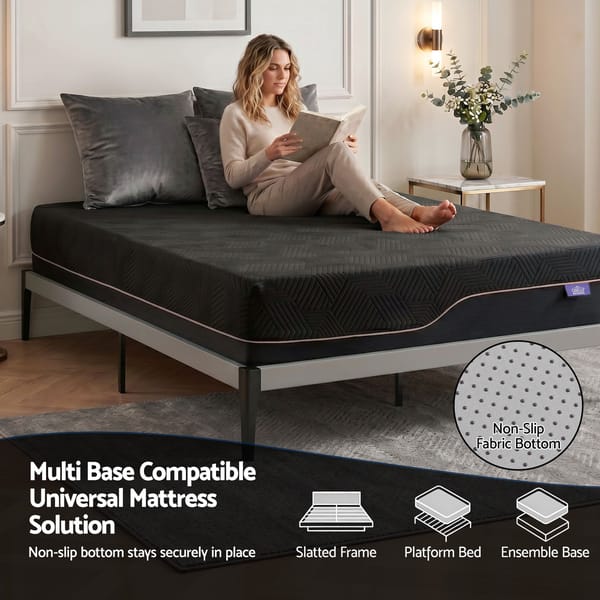 Cooling Memory Foam Mattress Medium Firm with Gel Comfort 30cm