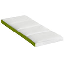 Foldable Mattress Folding Foam Single Green Artiss