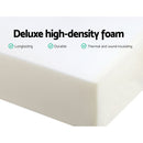 Foldable Mattress Folding Foam Single Green Artiss