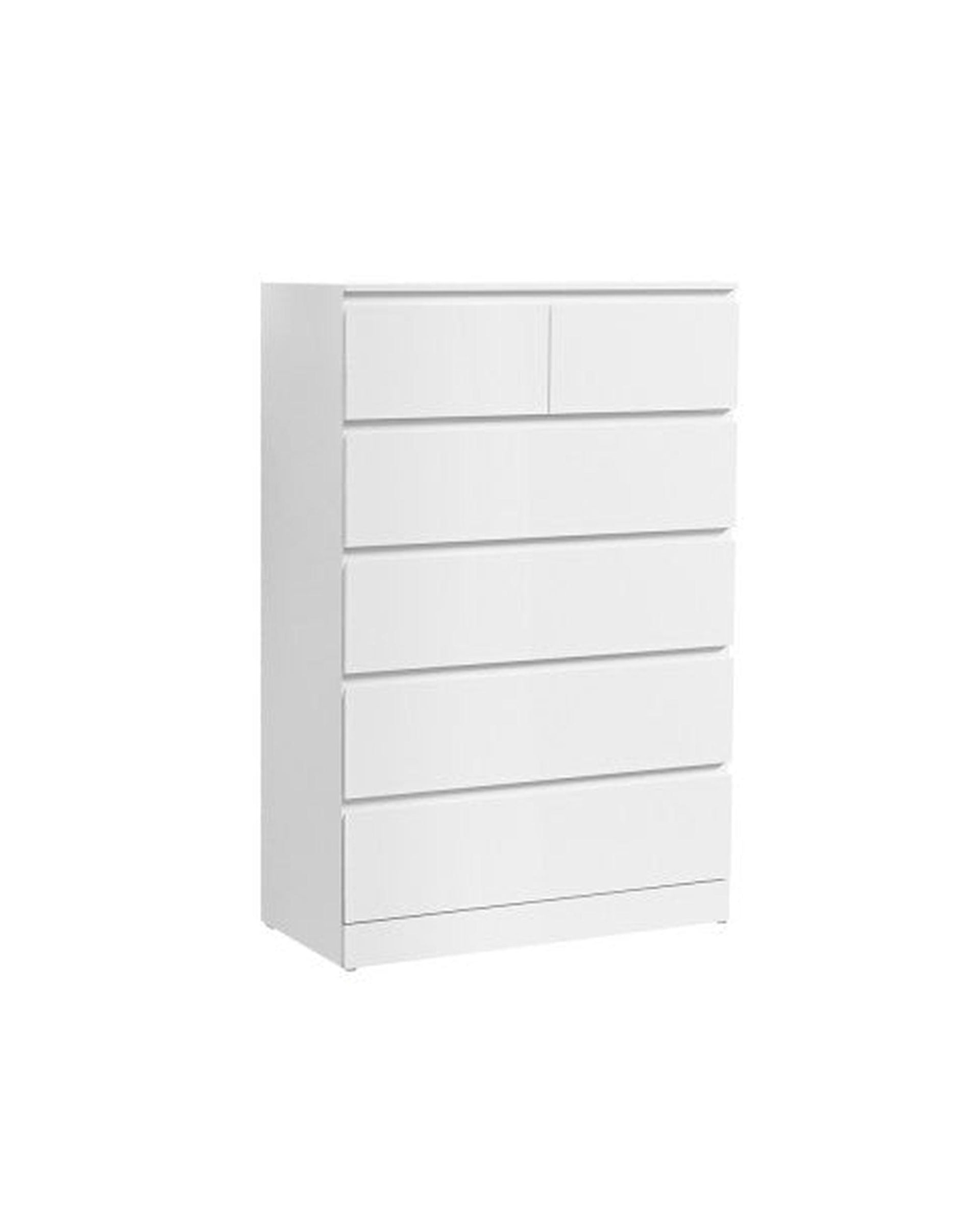 6 Chest of Drawers - PEPE White Artiss