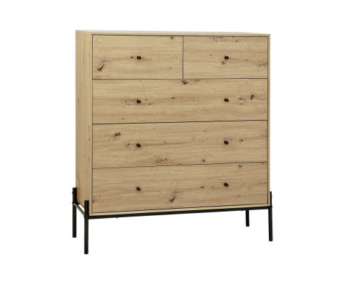 5 Chest of Drawers - ARNO Pine Artiss