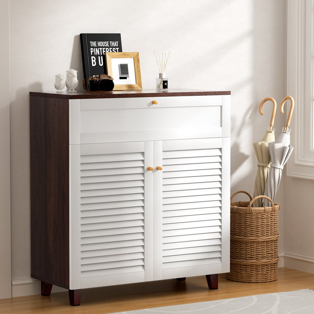 Artiss Shoe Rack Cabinet Shoes Storage Drawer 16 Pairs Big Bedding Australia