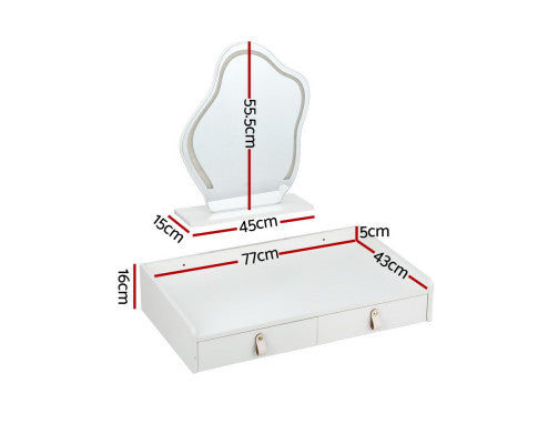 Dressing Table Floating LED White Daphne Artiss