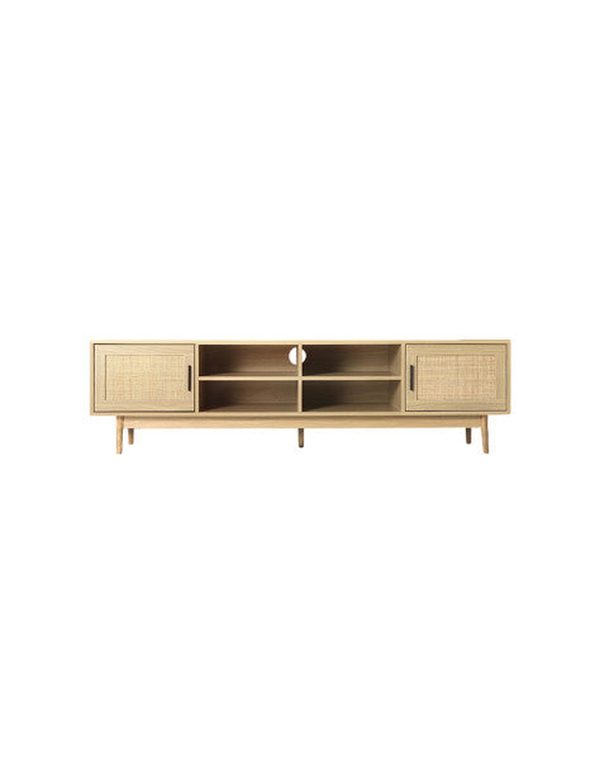 TV Cabinet Entertainment Unit 180cm Rattan Cole Artiss