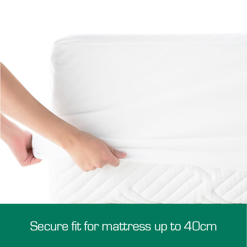 Luxor Australian Made Fully Fitted Cotton Quilted Mattress Protector