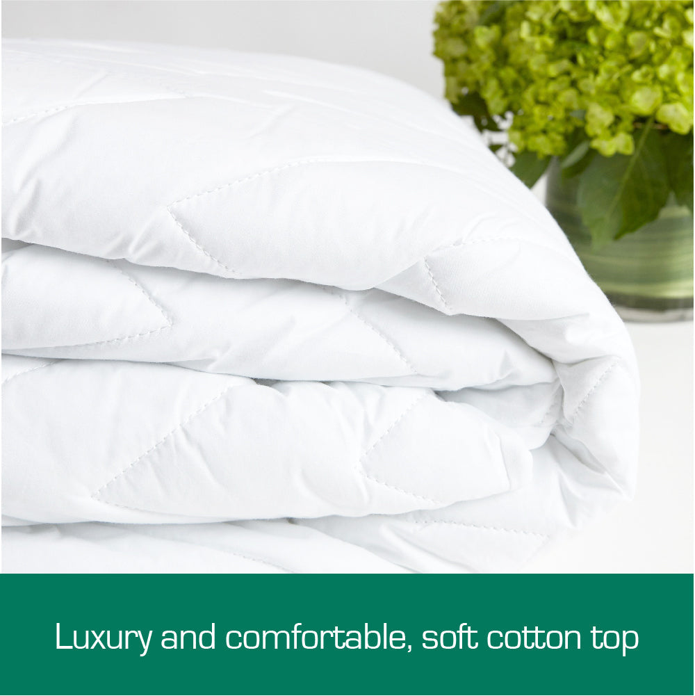 Luxor Australian Made Fully Fitted Cotton Quilted Mattress Protector