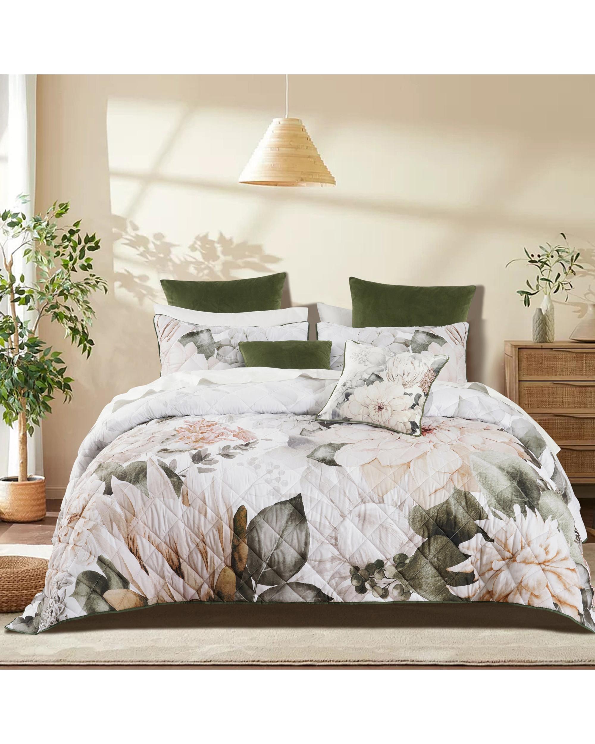 Bianca Bedding Giselle WHITE Coverlet Set