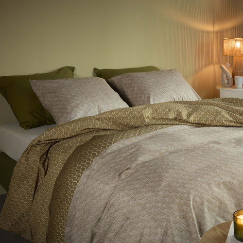 BEDDING HOUSE Sanna Gold Quilt Cover Set Bedding House